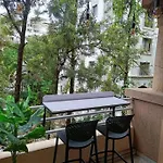 Terra Private Studio With Balcony Wifi Ac Smart Tv Kitchenette Washing Machine
